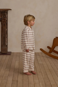 Rylee + Cru Long Sleeve Pajamas - Holiday Plaid