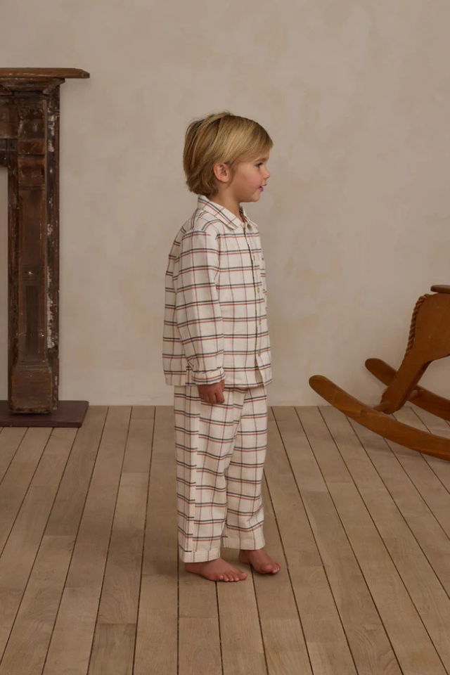 Rylee + Cru Long Sleeve Pajamas - Holiday Plaid