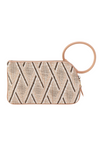 HOBO Sable Wristlet - Cream Raffia