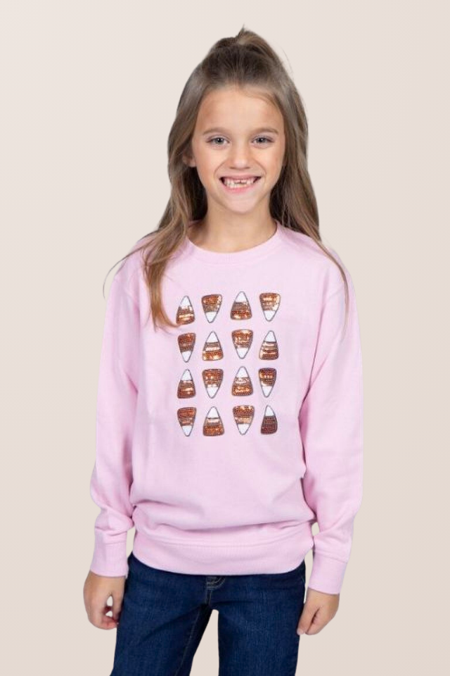 JM Kids Candy Corn Sweatshirt