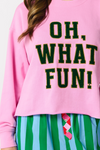 Shiraleah Lounge Sweatshirt Oh What Fun