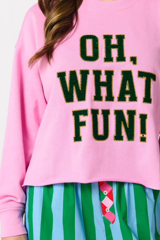 Shiraleah Lounge Sweatshirt Oh What Fun