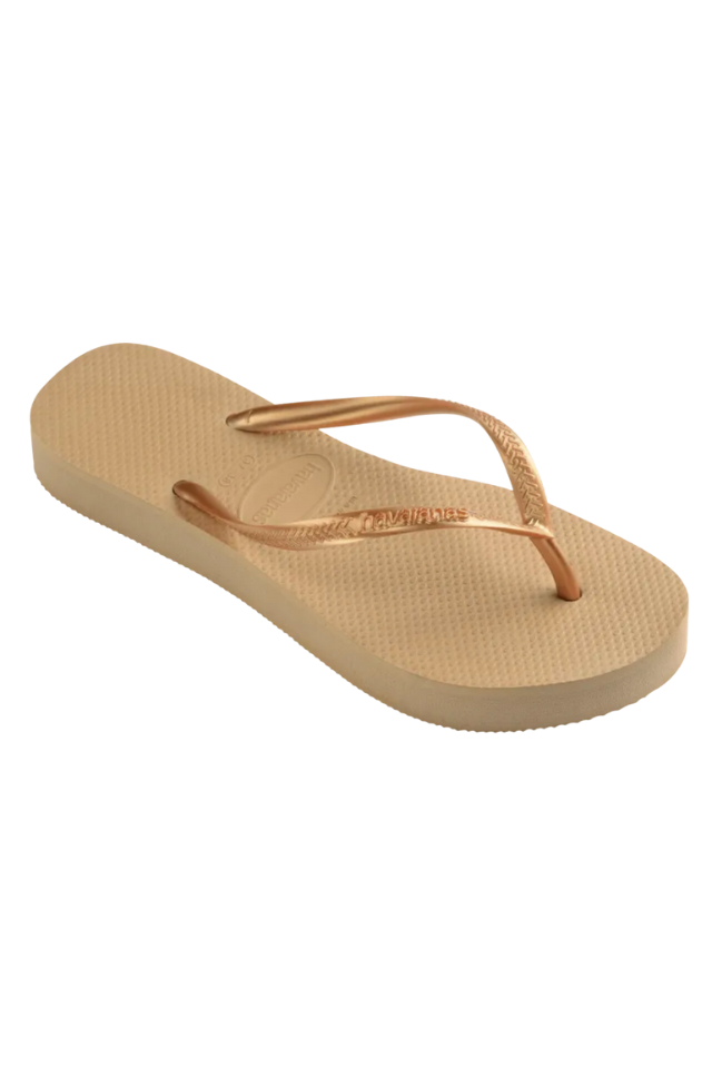 Havaianas Slim Flatform Sandal - Golden