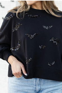 MS Sarah Sweatshirt - Bats