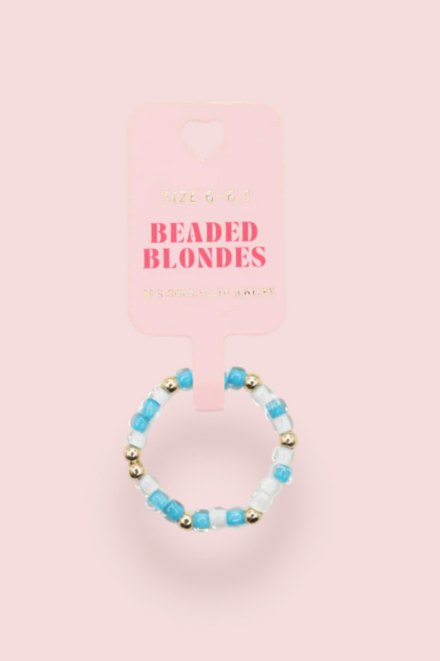 Beaded Blondes Sails Away Sprinkle Ring