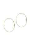Gold hoop earrings on a white background. Gold beaded bracelet on a white background. enewton. 14k gold, tarnish free. low price. 