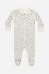 Quincy Mae Zip Long Sleeve Sleeper Footie - Scatter