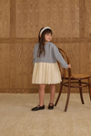 Rylee + Cru Sweatshirt Dress - Dusty Blue