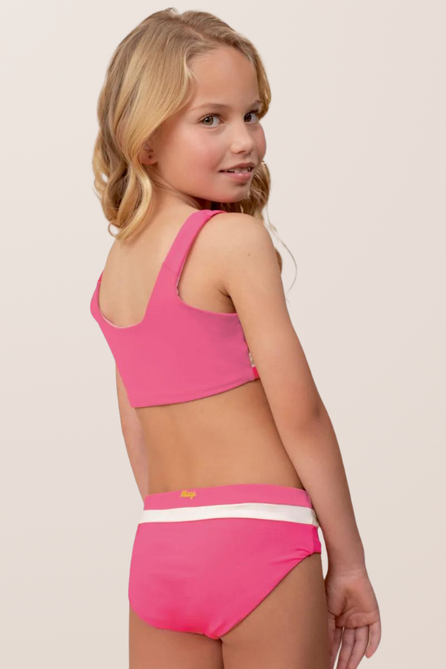 Maaji Girls Bikini Set - Radiant Pink Iceland