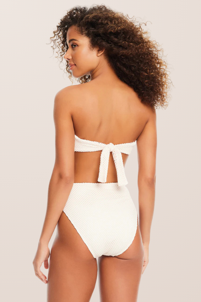 Sanctuary Swim V Wire Bandeau - White Sand