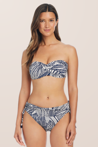 Bleu Twist Bandeau - Midnight