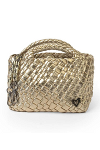 PreneLOVE Tiny Woven Tote - Gold