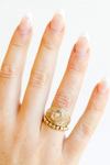 BB Gold Beaded Ring