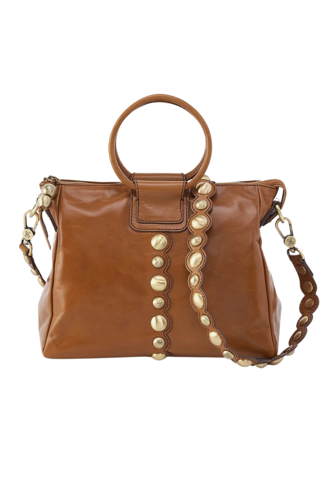 HOBO Sheila Medium Satchel w/ Studs Truffle