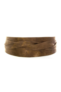 Ada Collection Wrap Belt - Truffle