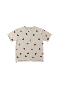Rylee + Cru Raw Edge Tee - Footballs