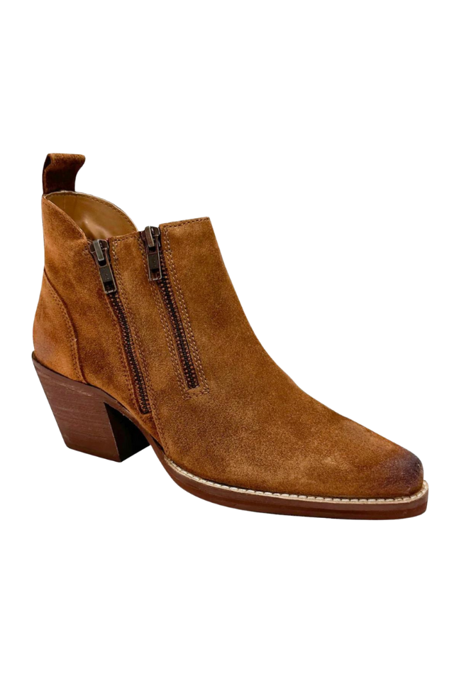 Volatile Bandit Suede Bootie - Tan