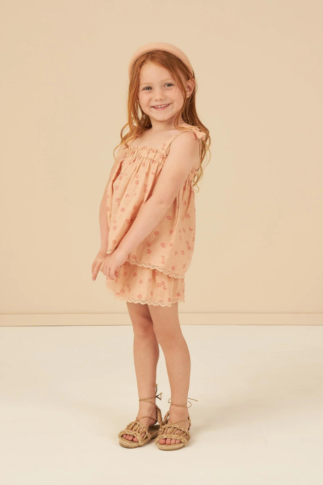 Rylee & Cru Remi Top - Pink Daisy