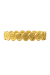 Ellie Vail Chrishell Shell Bangle Bracelet - Gold