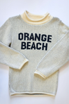 Orange Beach Rollneck Sweater -  Natural/Navy