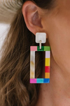 Sunshine Tienda Colorblock Earring Rainbow