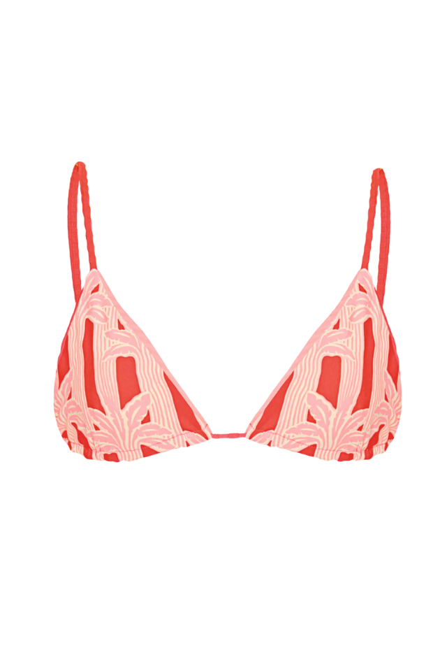 Maaji Flame Coral Everly Top - Bright Red