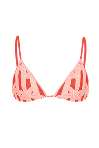 Maaji Flame Coral Everly Top - Bright Red