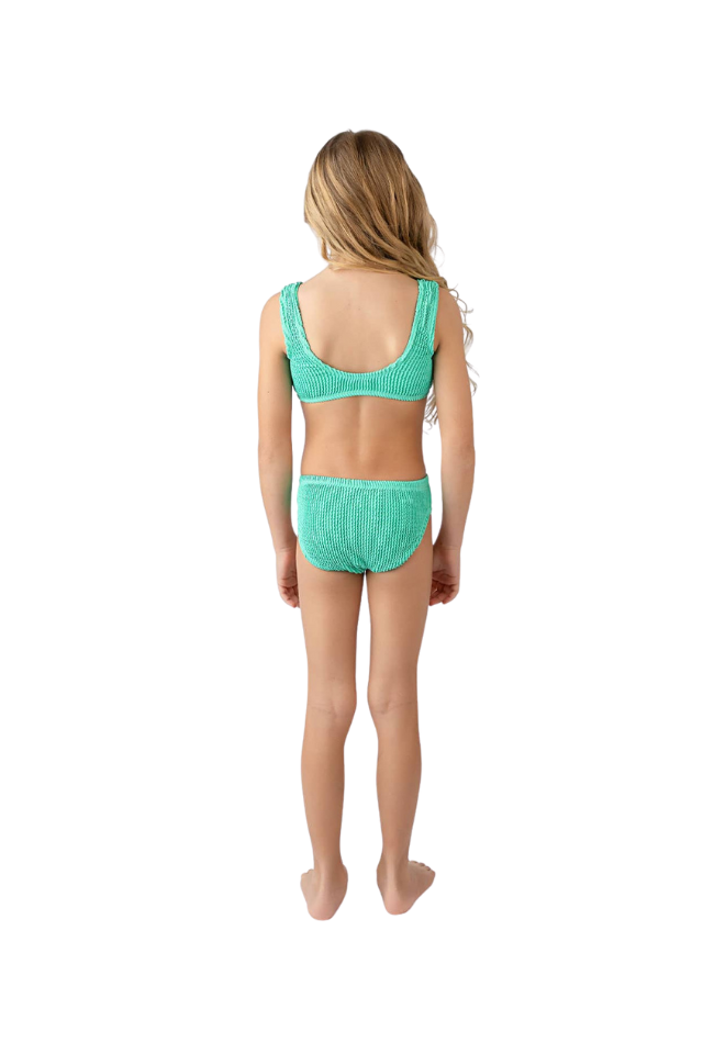 SC 2pc Crinkle Swimsuit - Green