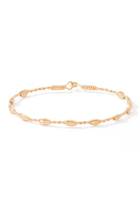 Ronaldo Graceful Bracelet - Gold with Gold Beads