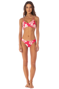 Maaji Candy Flowery Liberty Top - Open Red