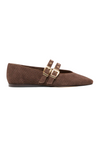 Dolce Vita Baylee Grommet - Dark Brown Perforated Suede