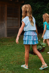 Pleat Luna Skirt - Turquoise