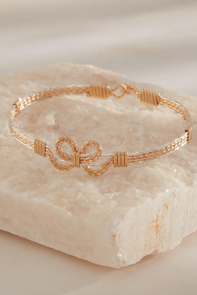 Ronaldo All Wrapped Up Bracelet 14K Gold Artist Wire with Sterling Silver