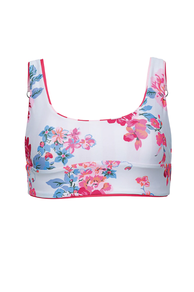 Maaji Apple Stripes Donna Top - Red Overflow