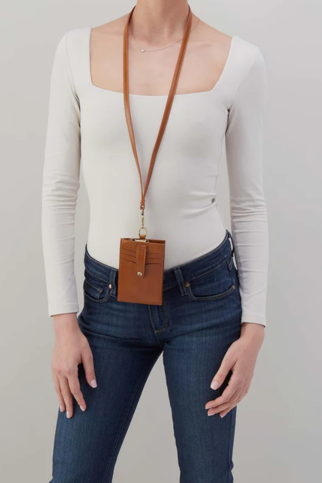 Hobo Around Town Lanyard - Truffle