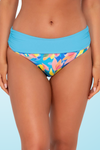 Sunsets Capri High Waist Bottom - Shoreline Petals