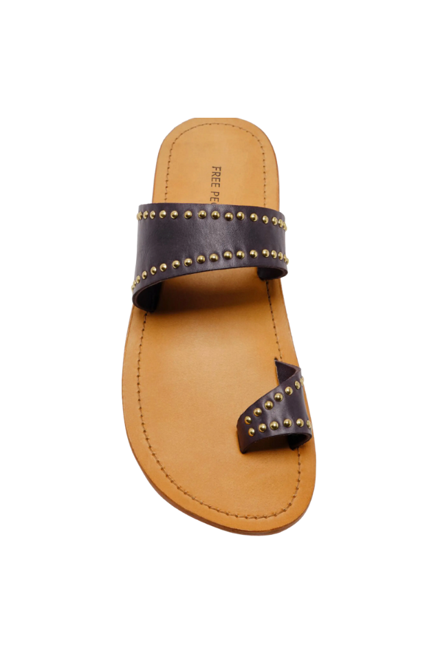 Free People Amelie Tiny Stud Sandal - Black