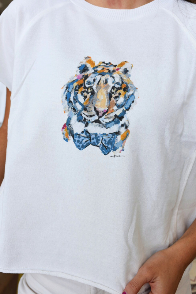 CM Tiger Blued Edgy Tee