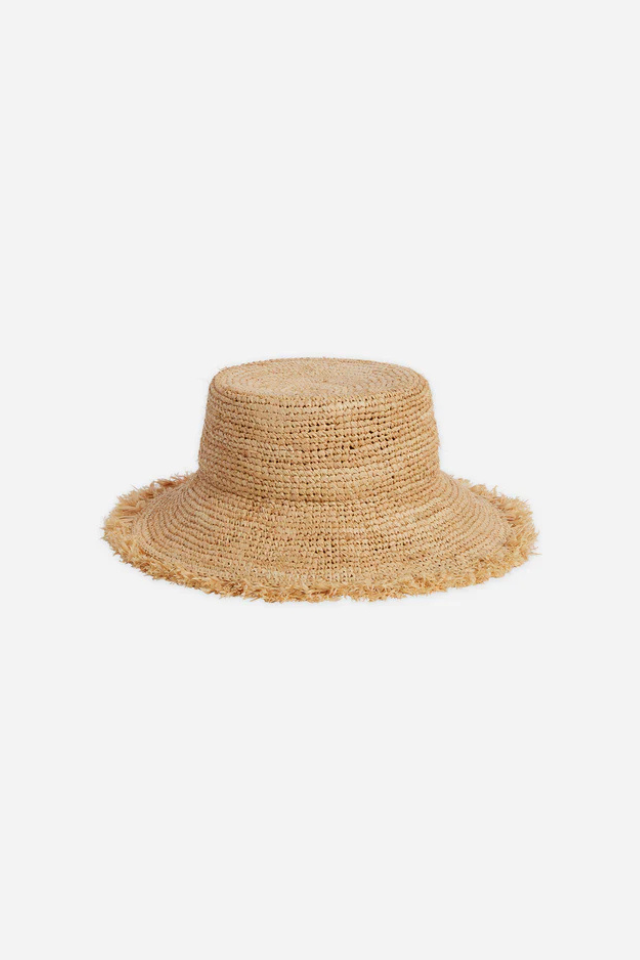 Rylee + Cru Straw Bucket Hat