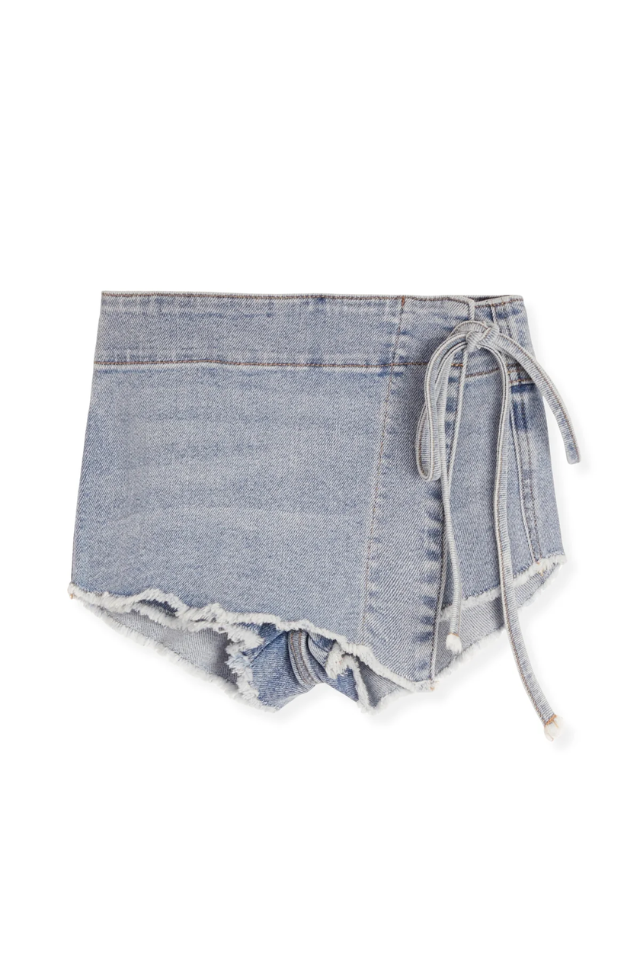 KatieJ NYC Tween Nola Skirt - Light Wash