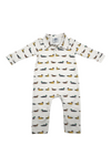 Saltwater Boys SBC Signature Polo LS Romper - Mallards