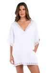 La Blanca Lakeside V Neck Tunic - White