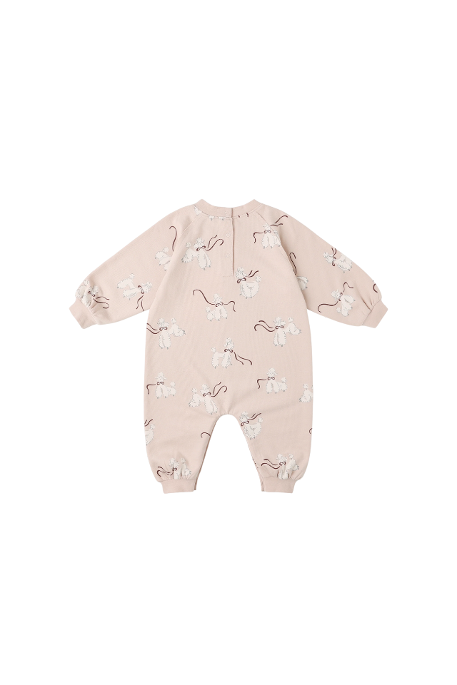 Rylee + Cru Raglan Jumpsuit - Poodles