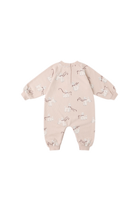 Rylee + Cru Raglan Jumpsuit - Poodles