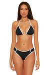 Becca Sport Mode Triangle Top - Black