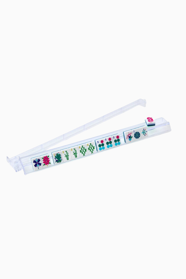 Oh My Mahjong Acrylic Rack & Pusher Set - Clear Acrylic