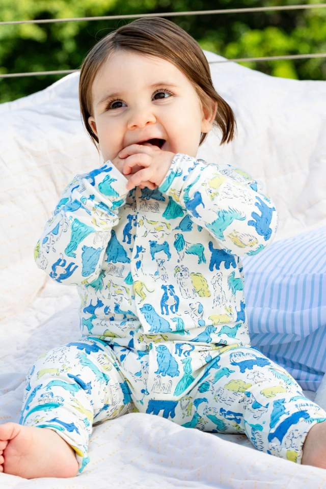 Blue It's A Paw-ty Right Fit Convertible Coverall