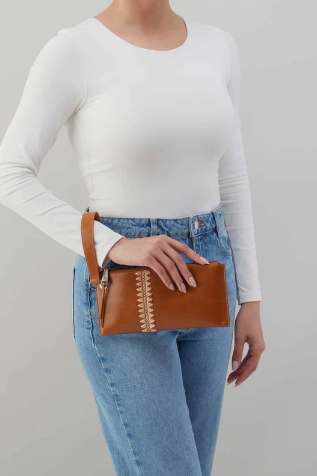 Hobo Vida Wristlet - Truffle