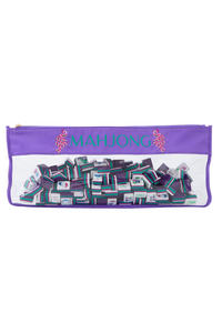 Oh My Mahjong Bag - Purple Peacock