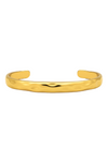 Ellie Vail Colby Hammered Cuff Bracelet - Gold
